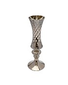 Clear Glass with Silver Stripe 17.5"