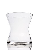 Gathering Clear Glass Vase 6"H