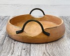MANGO WOOD ACCENT TRAY LARGE