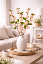Delicate blooms in soft light