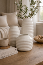 Serene coffee table arrangement in daylight