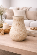 Rustic charm on a wooden table