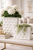Élégance florale et géométrique moderne
