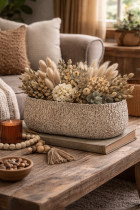 Rustic elegance with dried florals
