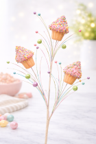 Pastel cupcake spray decoration