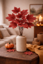 Autumn vibes with maple branches