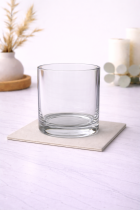 Clear glass vase on marble countertop-10