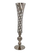 Clear Glass with Silver Stripe - Pedestal Base 24"H