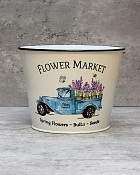 Flower Market Container 5"H