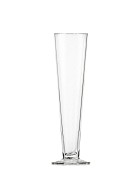 Clear Glass Flute Vase 24"H