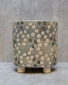 Flower Planter with Feet - Large 11"H