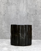 Ripple Container - Black 5.25"H