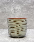 Textured Planter - Wave 4"H