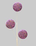 Macaroon with Sprinkles 25" Purple