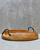 Mango Wood Accent Tray - Large 13"D