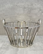 Stainless Steel Decorative Basket - Large 15"D