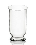 Clear Glass Hurricane Vase 13.5"H