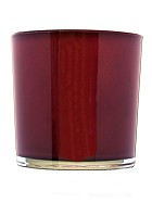 Glass Vase - Burgundy 5.5"H