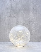 Crackle Glass Decorative Light - Small 6"D 