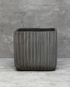 Ripple Planter Square 6"H
