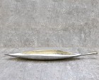 Long Leaf Hammered Decorative Bowl 30"L