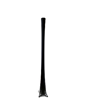 Tower Vase - Black 32"H