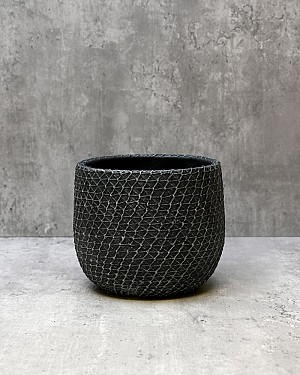 Mesh Textured Planter 4.5"H