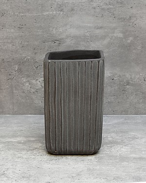 Ripple Planter Tall 9"H