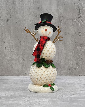 Sports Snowman - Golf 9"H