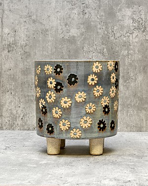 Flower Planter with Feet - Small 6"H
