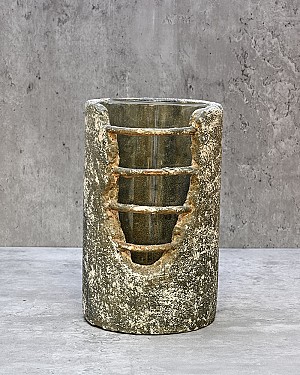 Grid Cylinder - Large 8.5"H