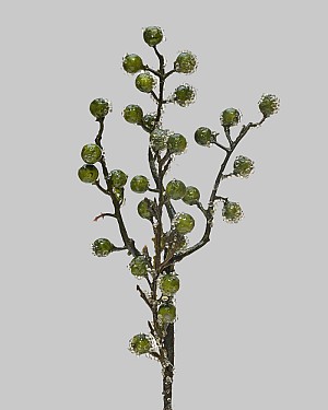 Iced Berry Branch 13.75" Green
