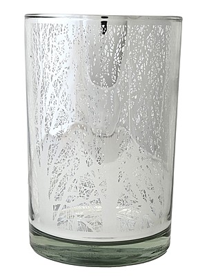 Silver Grove Silhouette Vase 7"H