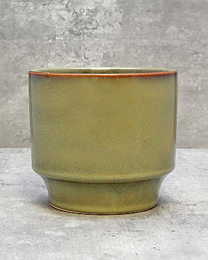 Classic Planter - Green Medium 6"H