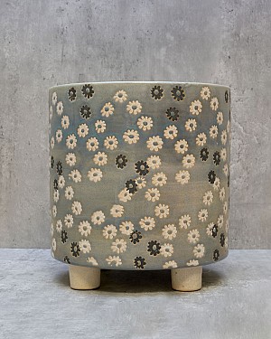 Flower Planter with Feet - Large 11"H