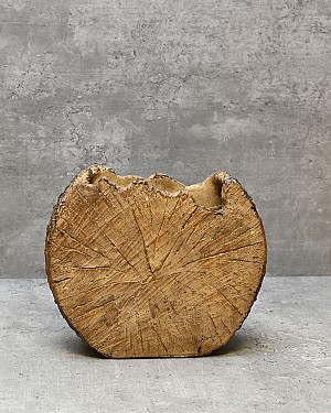 Wood Trunk - Brown 6.5"H