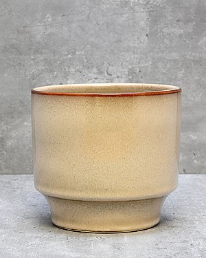 Classic Planter - Beige Medium 6"H