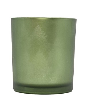 Evergreen Frosted Glass 3"H