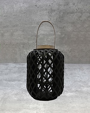 Bamboo Lantern - Large 17"H