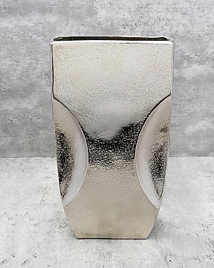 Aluminum Contour Vase 13.5"H