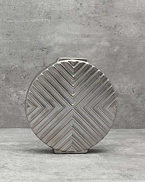 Aurora Medallion Vase 7.75"H