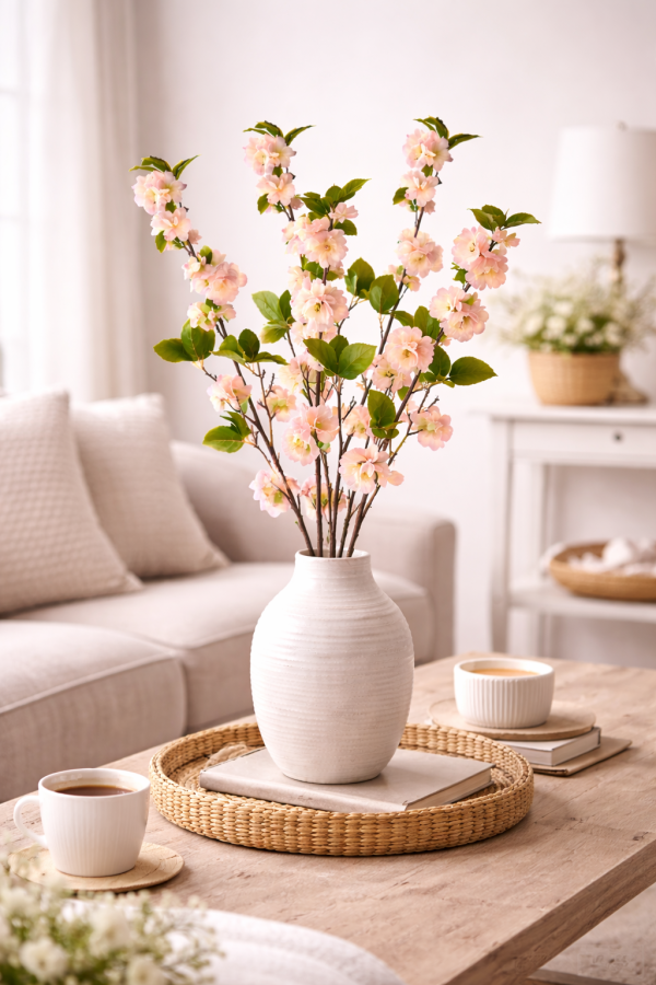 Delicate blooms in soft light