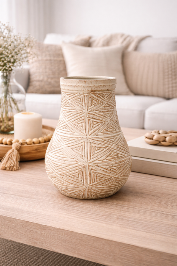 Rustic charm on a wooden table