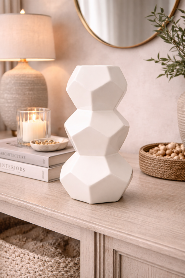 Moderne élégance sur une table console