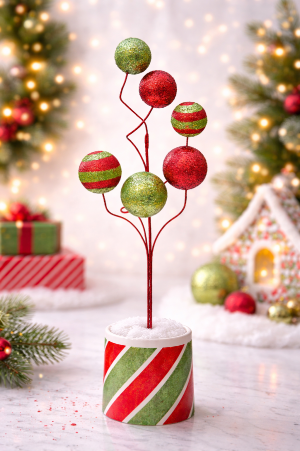 Décoration de Noël scintillante