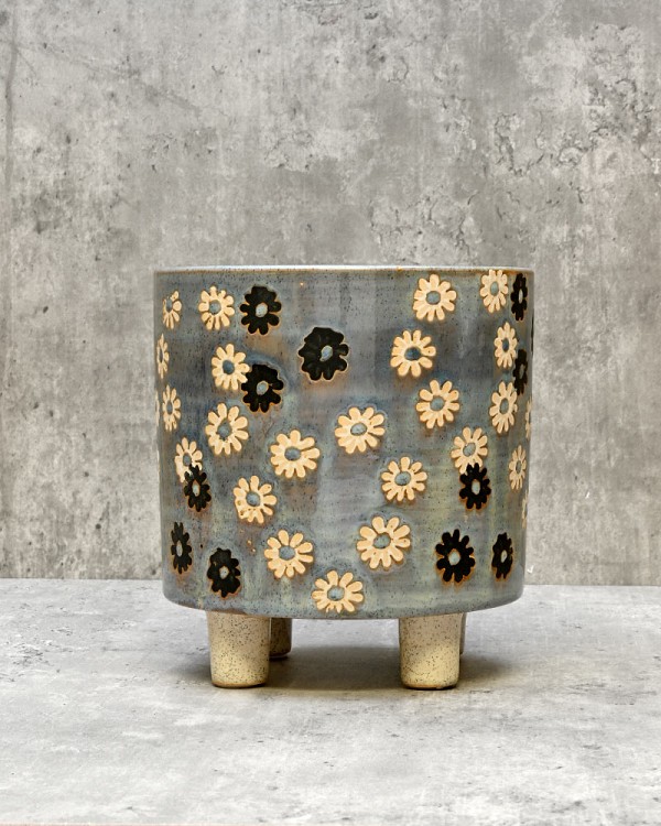 Flower Planter with Feet - Small 6"H