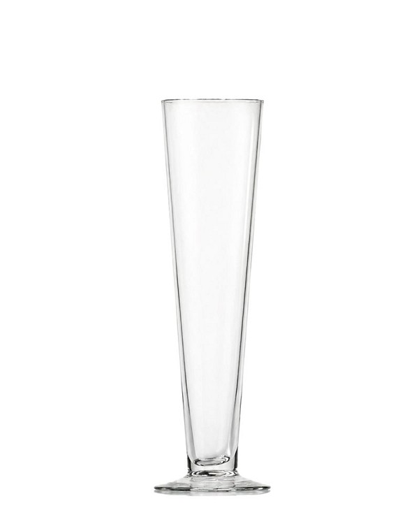 Clear Glass Flute Vase 24"H