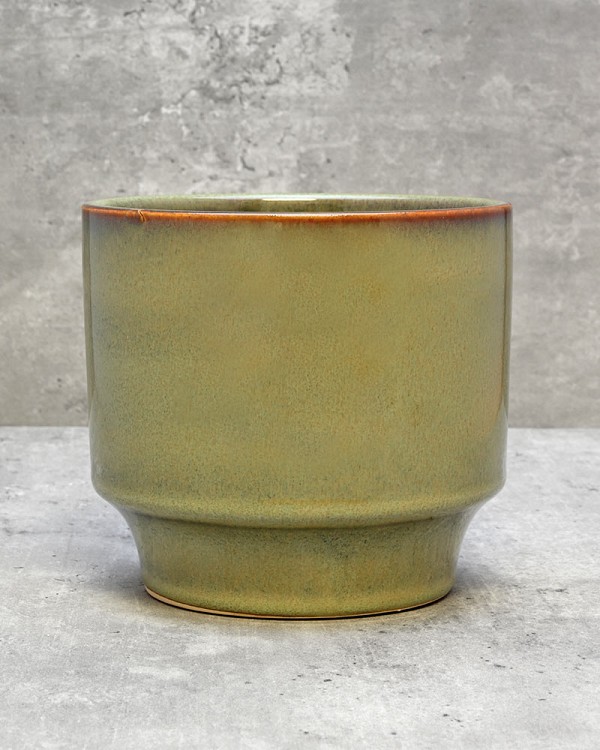 Classic Planter - Green Medium 6"H