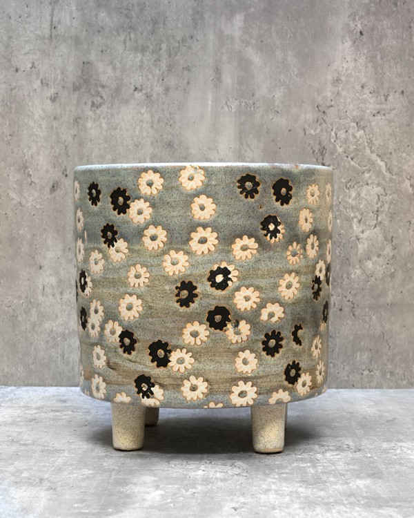 Flower Planter with Feet - Medium 8.5"H