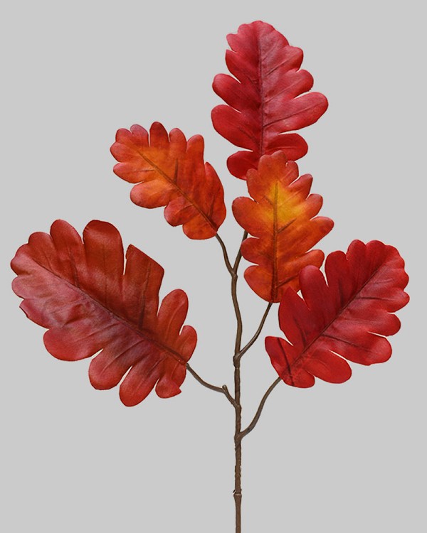 Oak Leaf 16" Red
